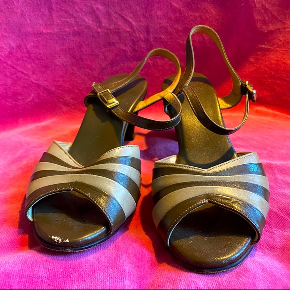 VINTAGE sling back sandals - Picture 5 of 6